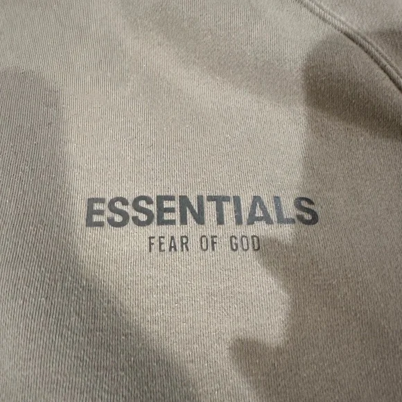 Fear of God Essentials Logo Sweatshirt in Gray - Picture 2 of 3